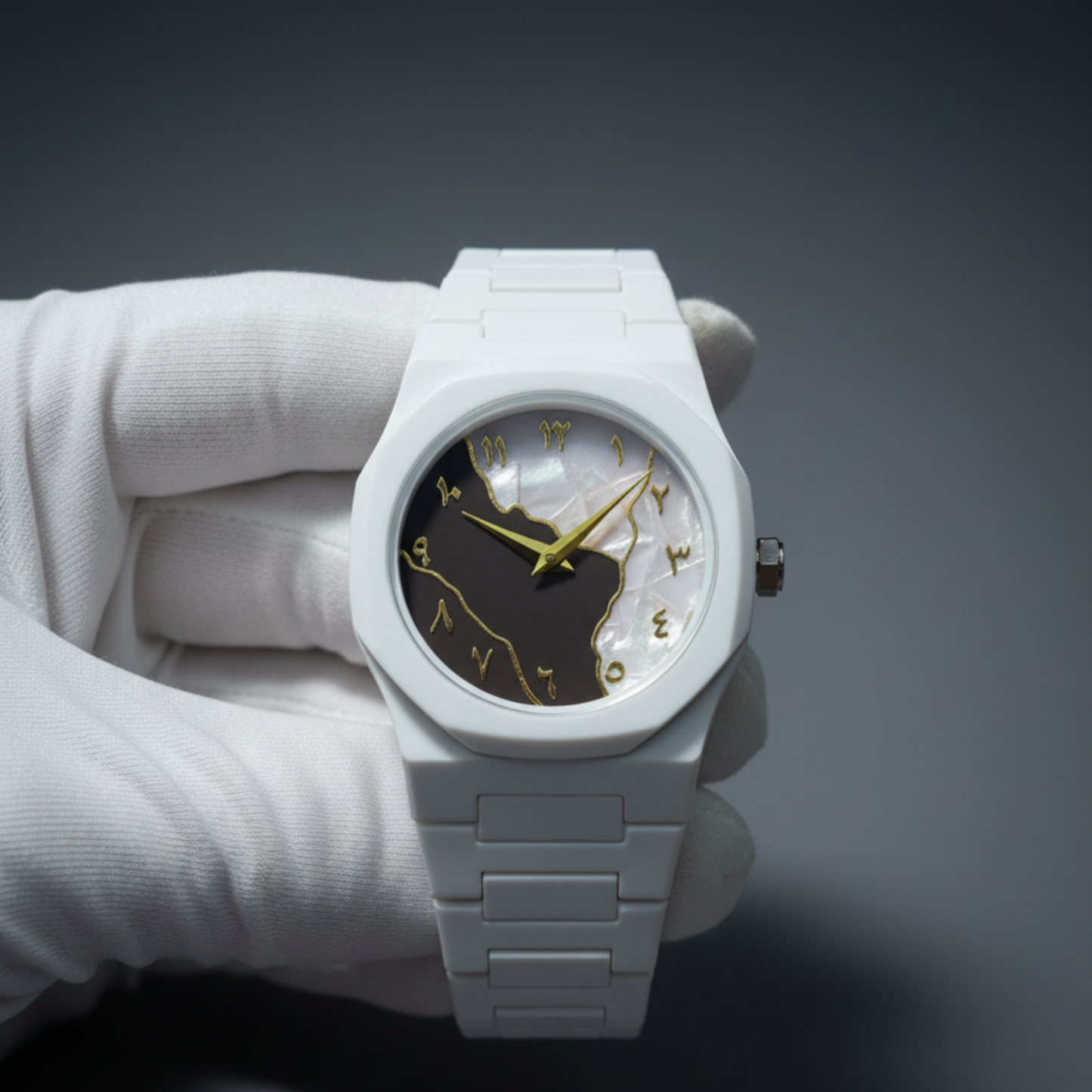 ✨Arabic Aura – White Blue Edition