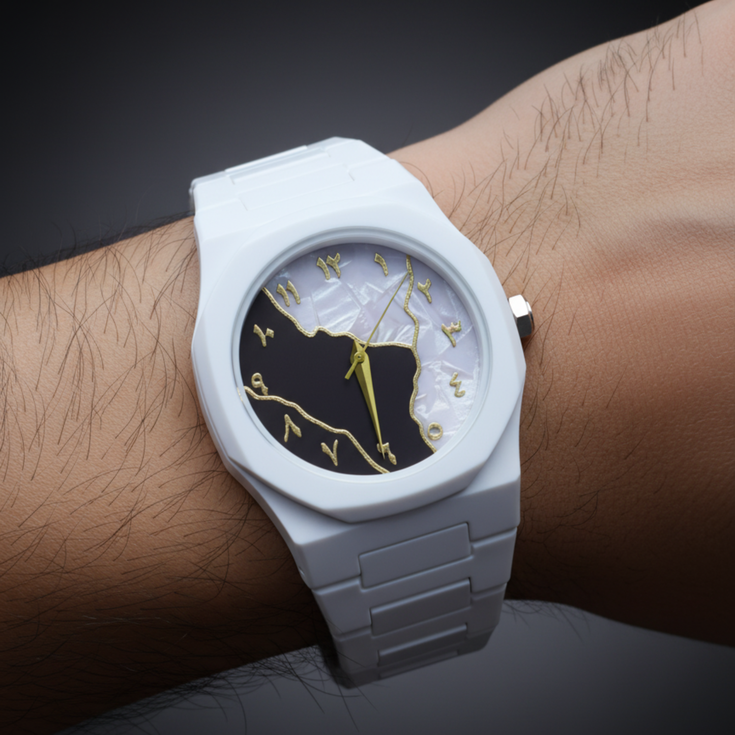 ✨Arabic Aura – White Blue Edition