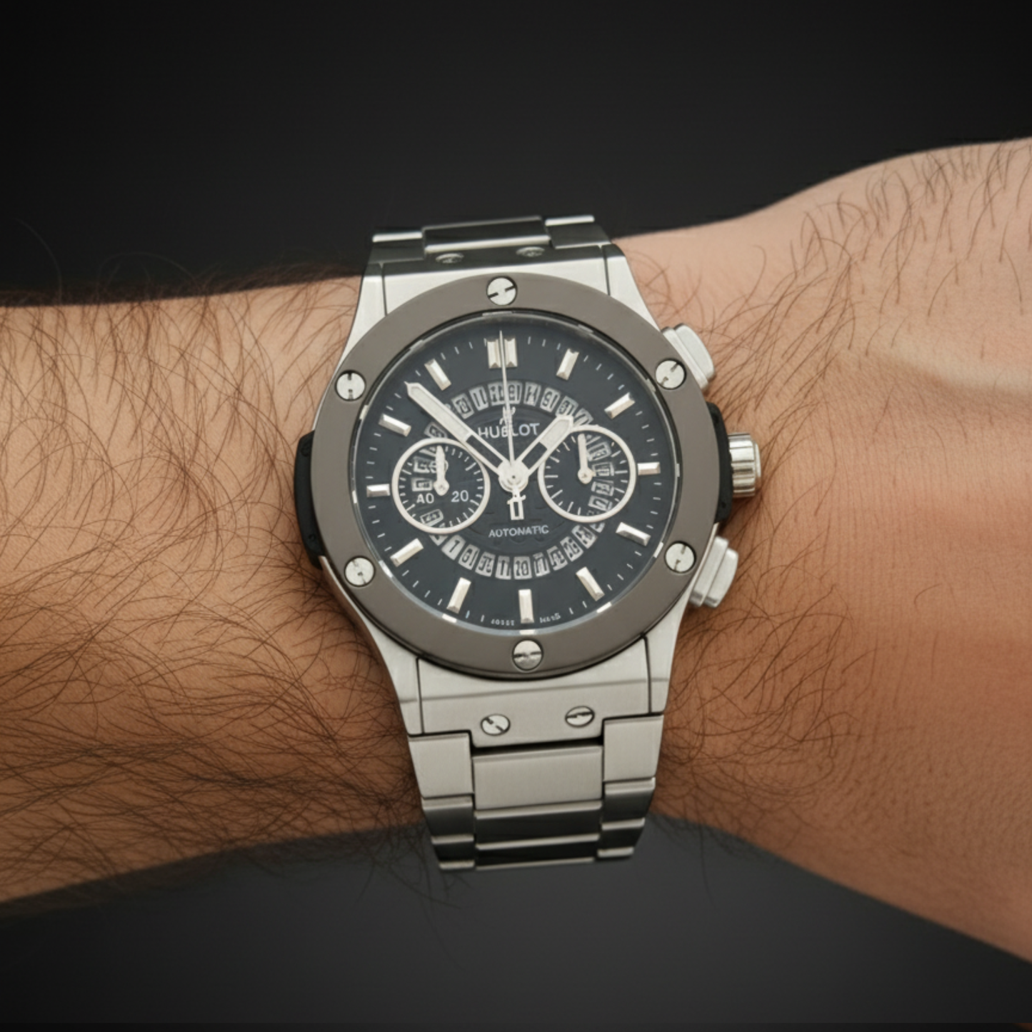 Hublot Skeleton Premium Quality Stainless Steal