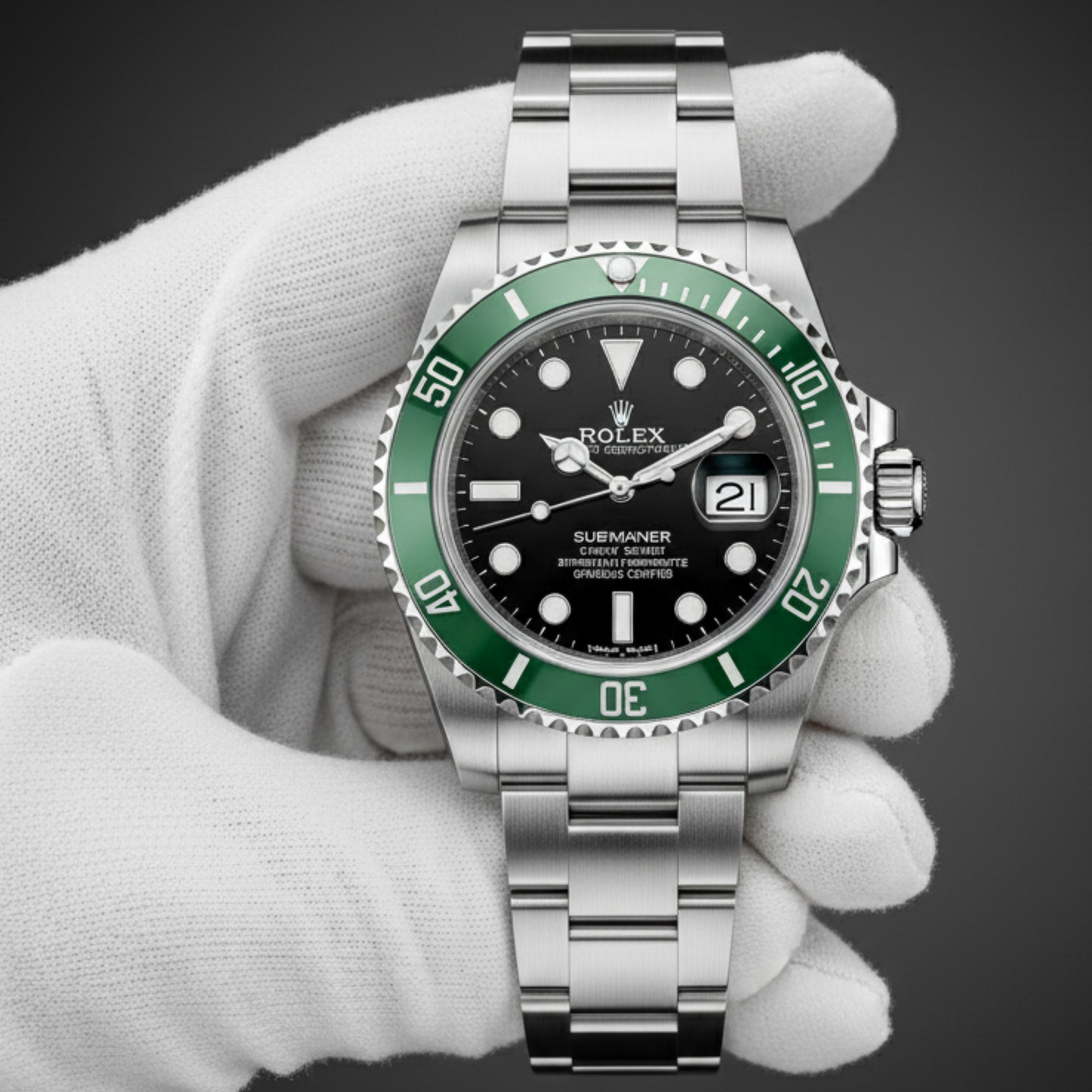 RLX Submariner Watch– Green Black Edition