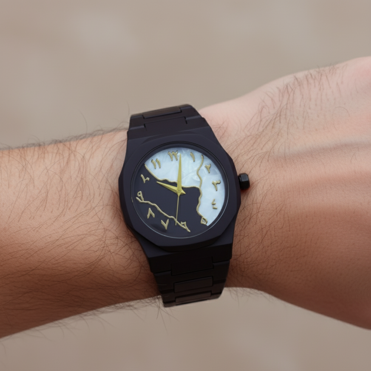 ✨Arabic Aura – Black Blue Edition