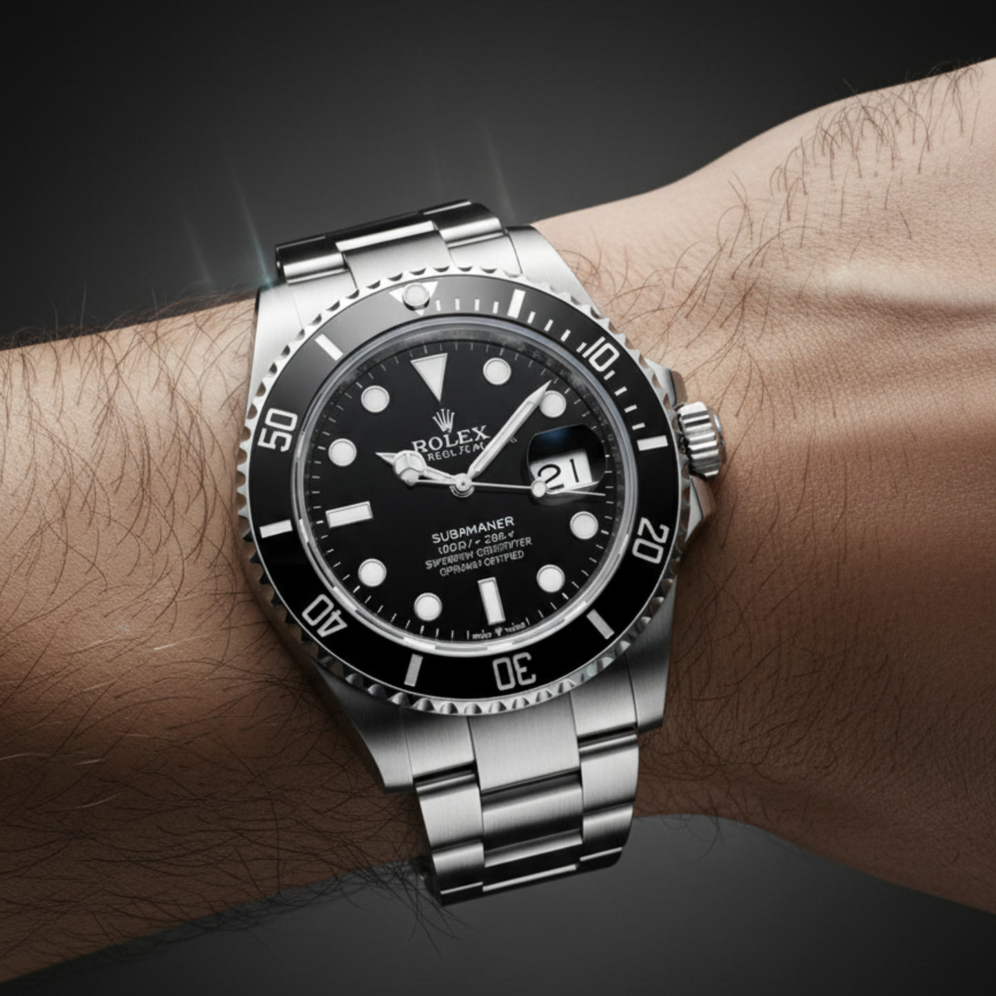 RLX Submariner Watch – Black Edition