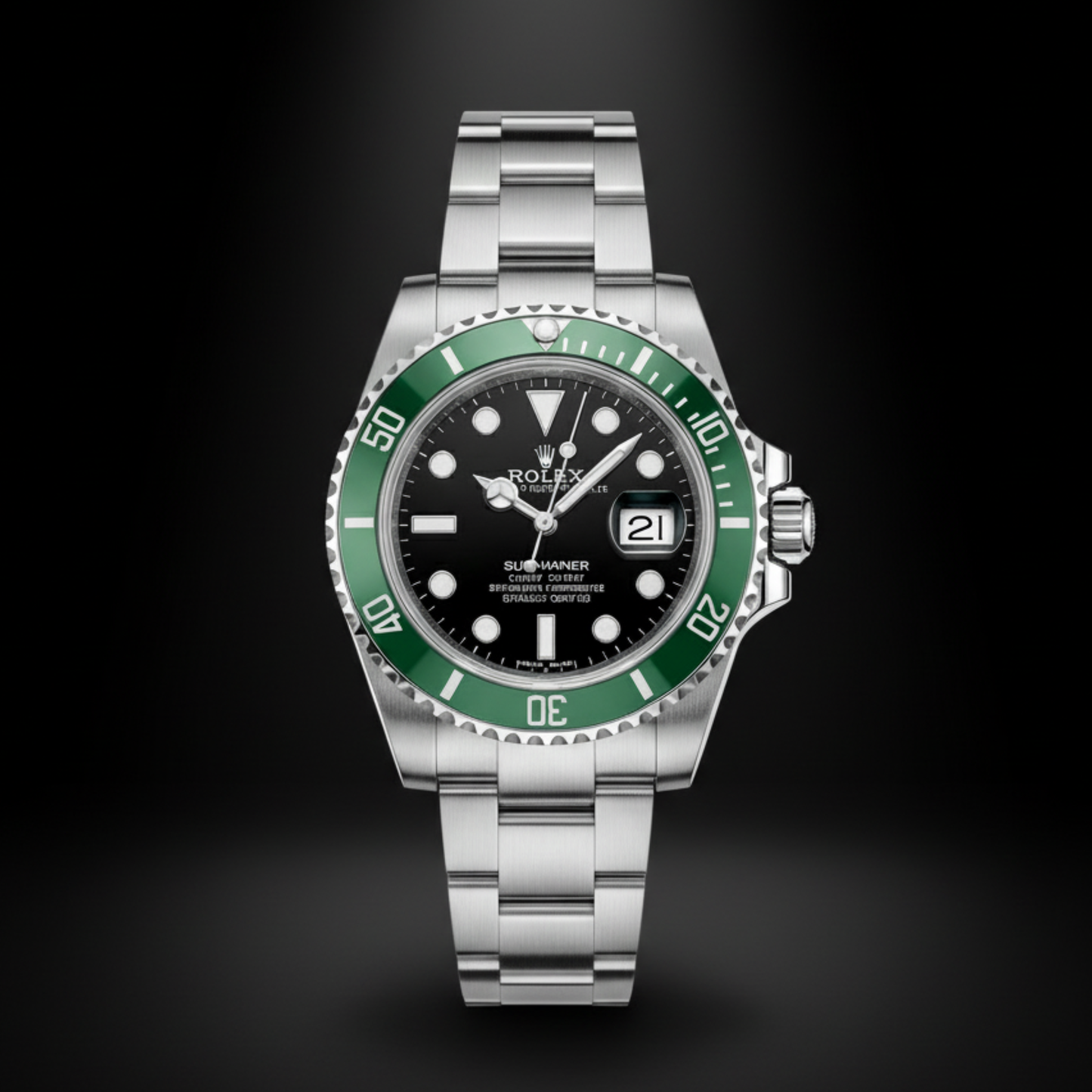 RLX Submariner Watch– Green Black Edition